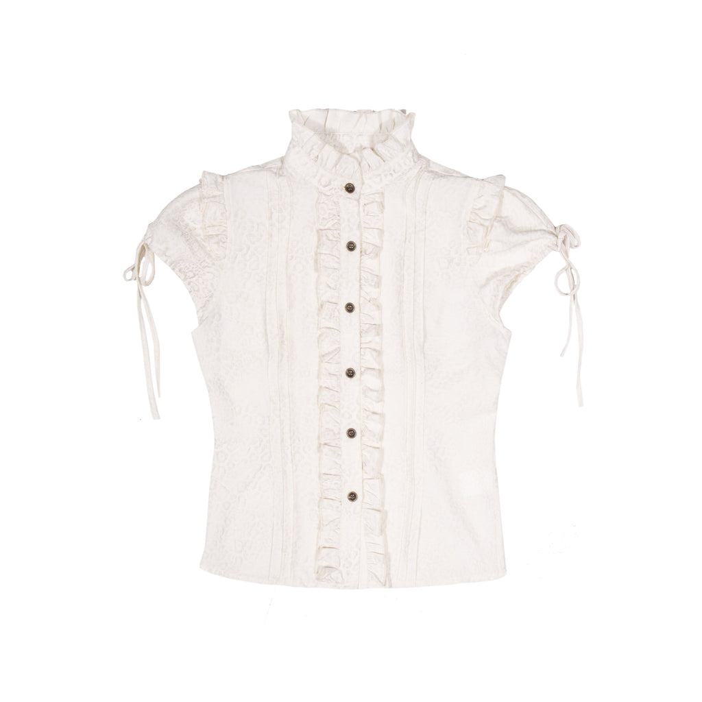 Slim Fit Leopard Print Shirt