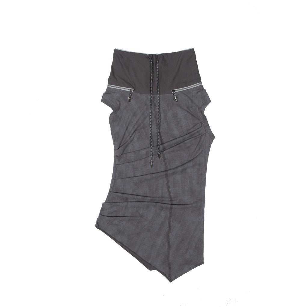 Pleated Asymmetrical Tank Top