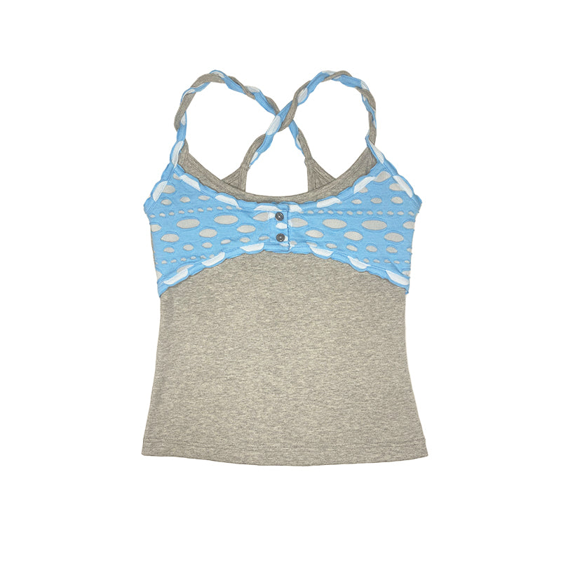 Hole-Cut Paneled False Layered Tank