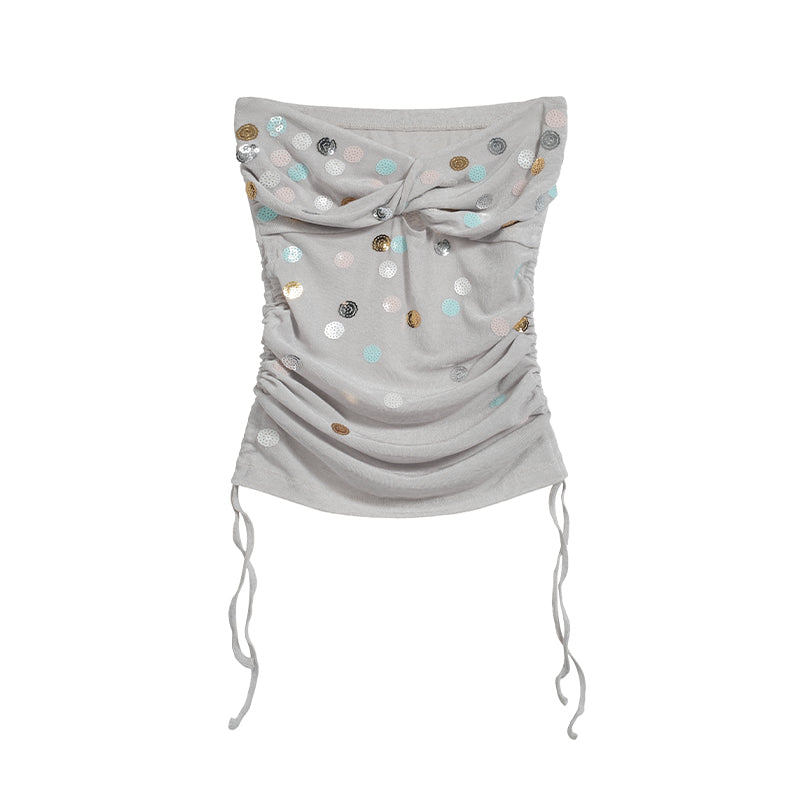 Designer Sequin Bandeau Top