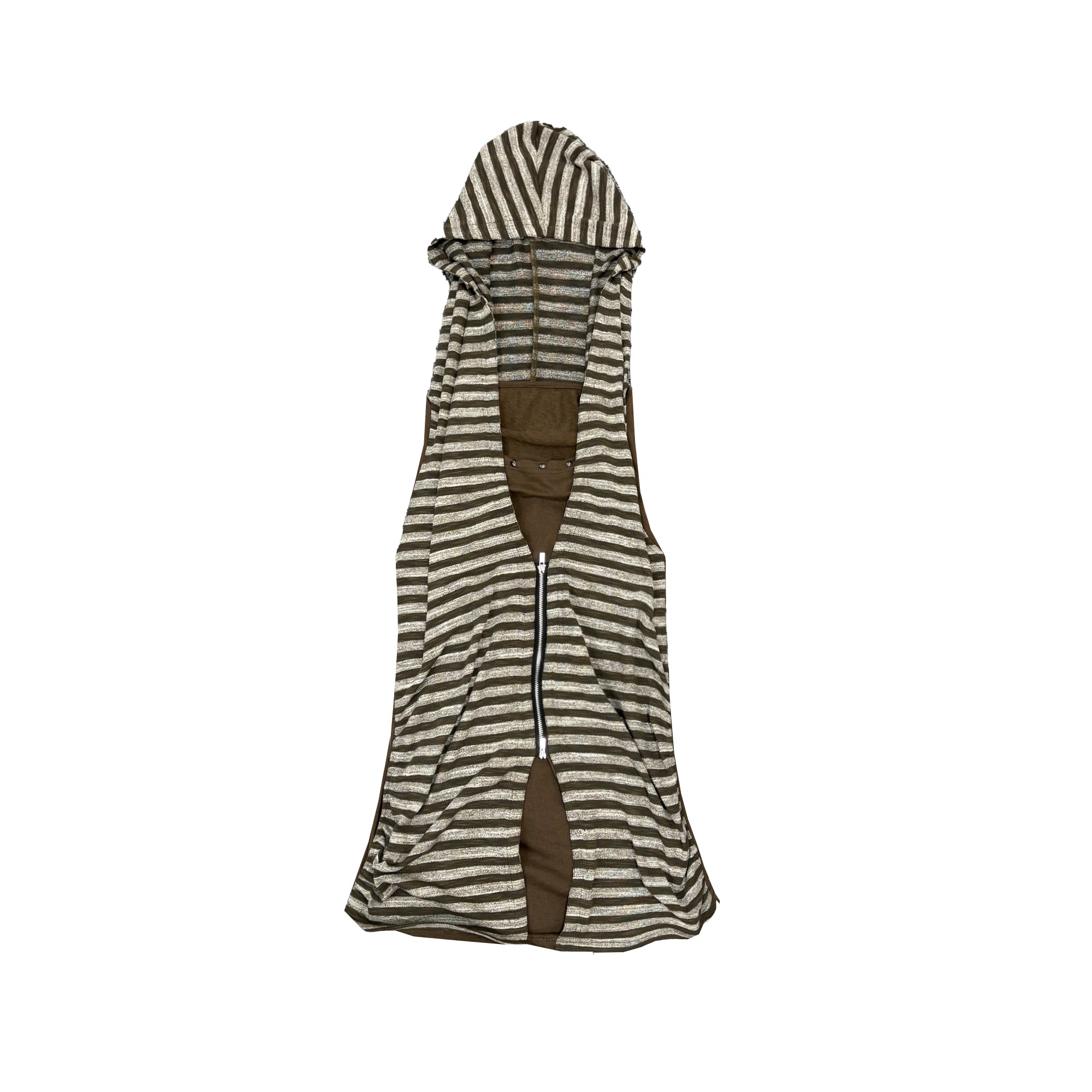 Draped Hooded Vest