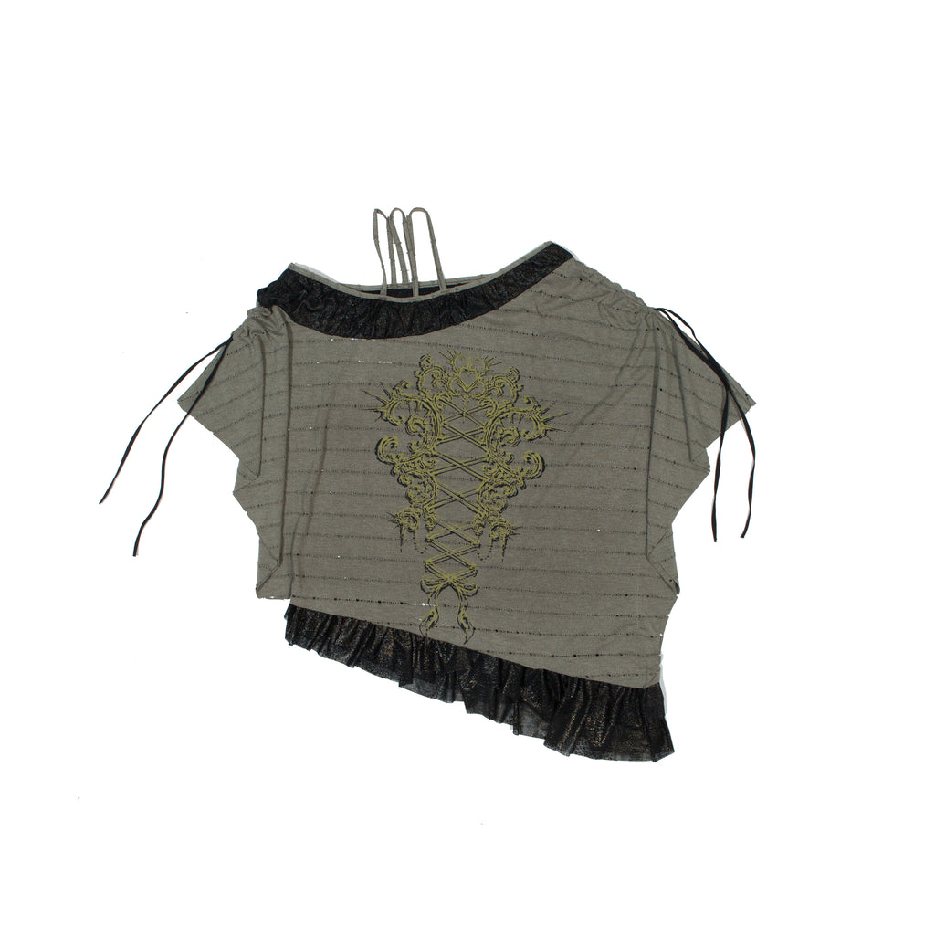 Oversized Batwing Lace T-shirt