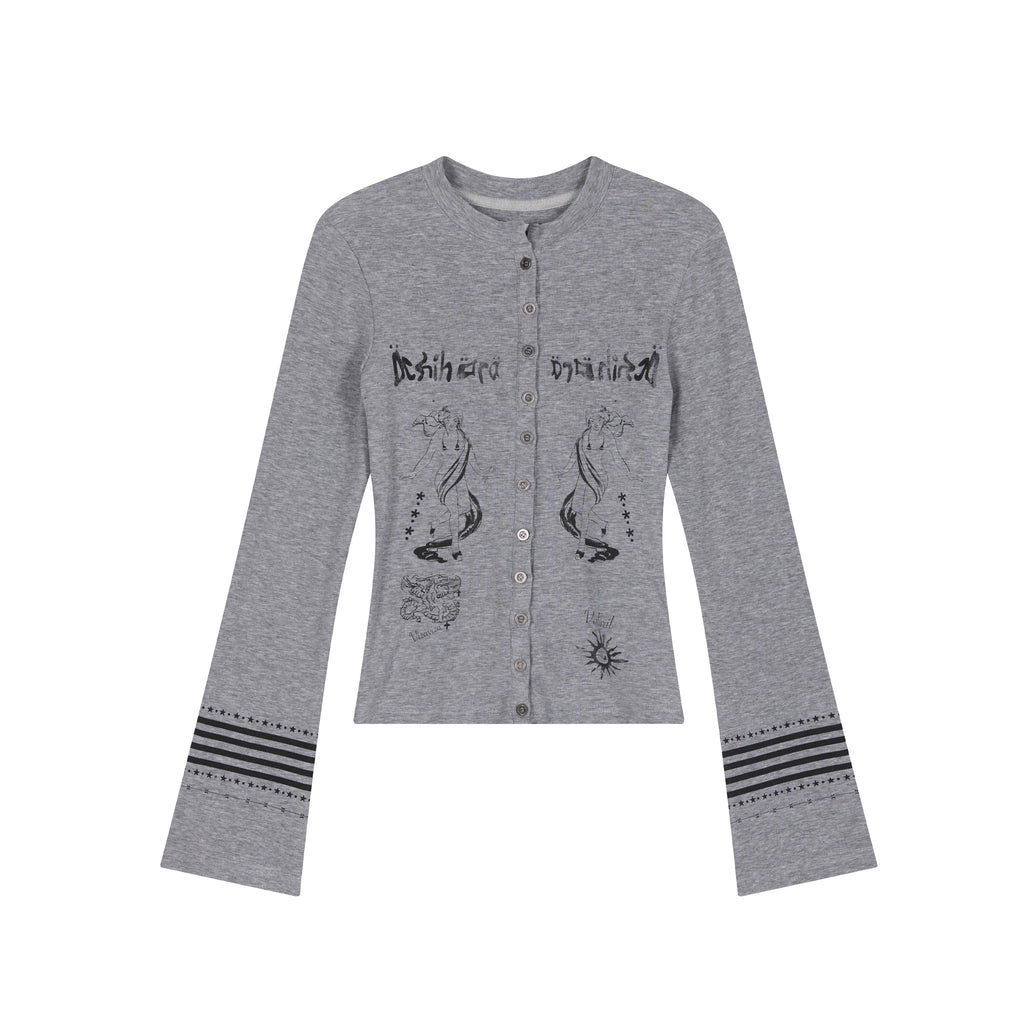UPF Bell Sleeve Cardigan